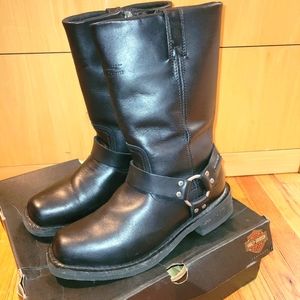 Harley Davidson Men's Black motorcycle Harness boots